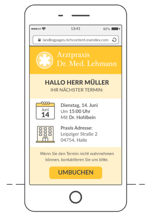 SMS Terminerinnerung