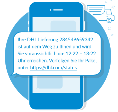 Lieferbenachrichtigung per SMS