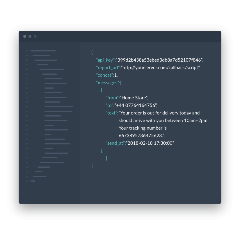 SMS API Code für SMS-Marketing für Unternehmen